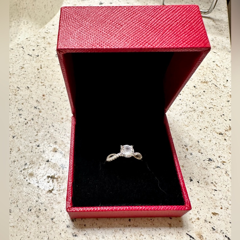 Moissanite Engagement Ring